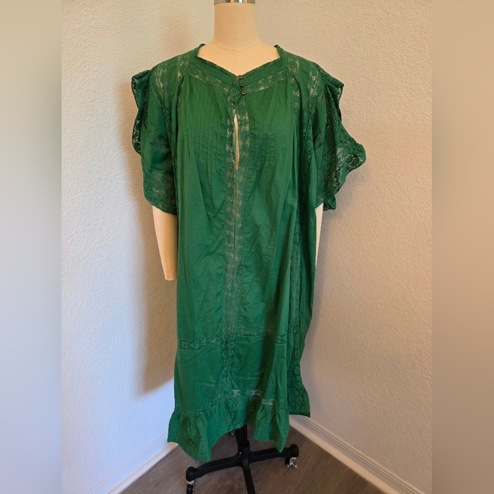 Green Cotton Soler Dresd
